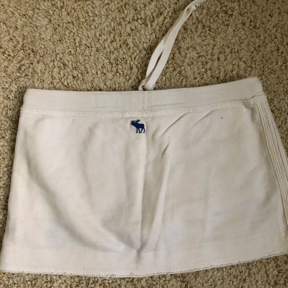 Y2K Abercrombie white soft skort - Picture 2 of 6